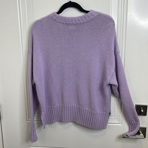 Light Purple Knit Sweater - A New Day - Large